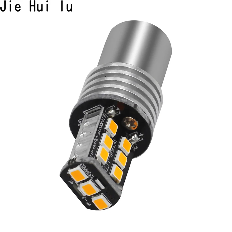 1 шт. автомобильный 1156 7440 7443 BA15S P21W 15 SMD 2835 Canbus светодиодный индикатор поворота
