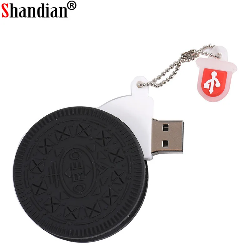 SHANDIAN мультфильм Oreo модель печенья usb2.0 4 ГБ 8 ГБ 16 ГБ 32 ГБ 64 ГБ флеш-накопитель USB флеш-накопитель креативный Подарочный флэш-Стик флешка