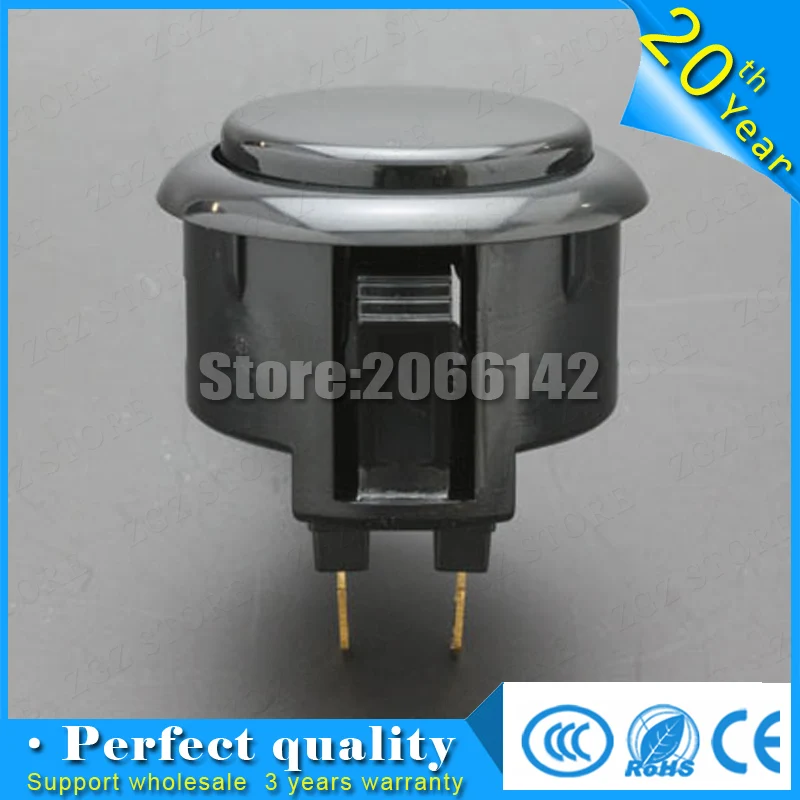 

1pcs original sanwa push button 30mm push button for KOF DIY Arcade game DIY Arcade fighting game kit