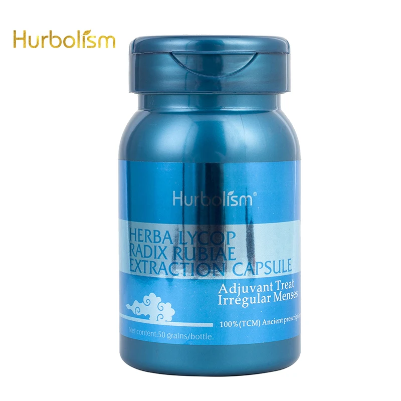 Hurbolism Herba Lycopi Radix Rubiae Extraction Capsule Adjuvant Treat Irregular Menses Plants Extract No Side Effect 50pcs | Красота и