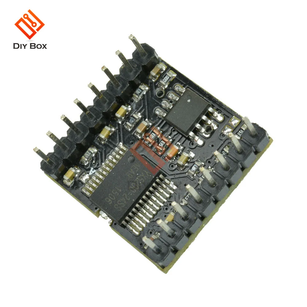 5 шт. DFPlayer мини mp3-плеер модуль MP3 голосовой декодирование доска для Arduino Поддержка TF карты u-диск IO/последовательный порт/AD DIY Электроника