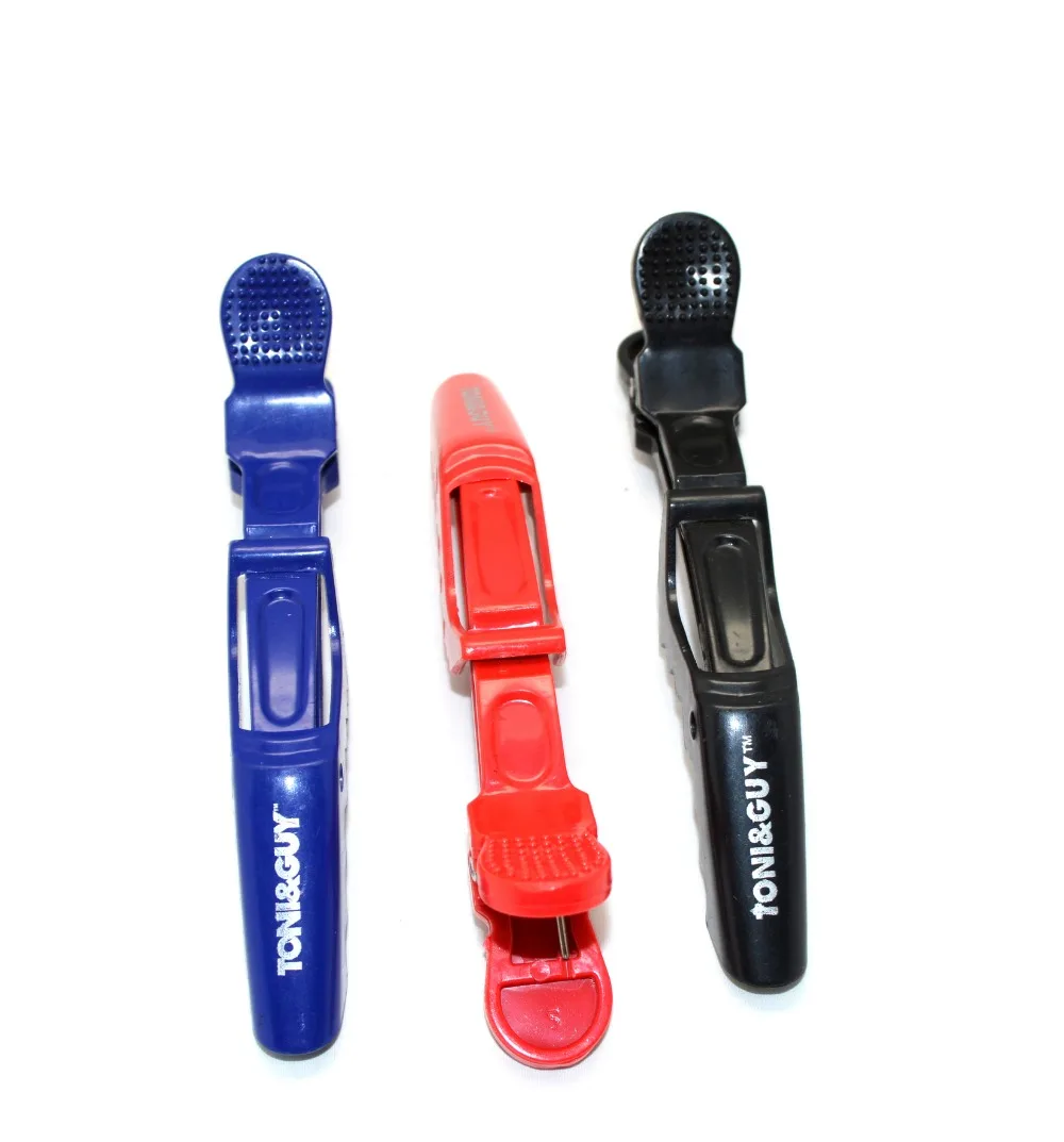 

Pro ABS Material Hairdresser Clip For Hair 3 Color To Choose Salon Crocodile Clip C-91 For Hair Cutting Free Shipping
