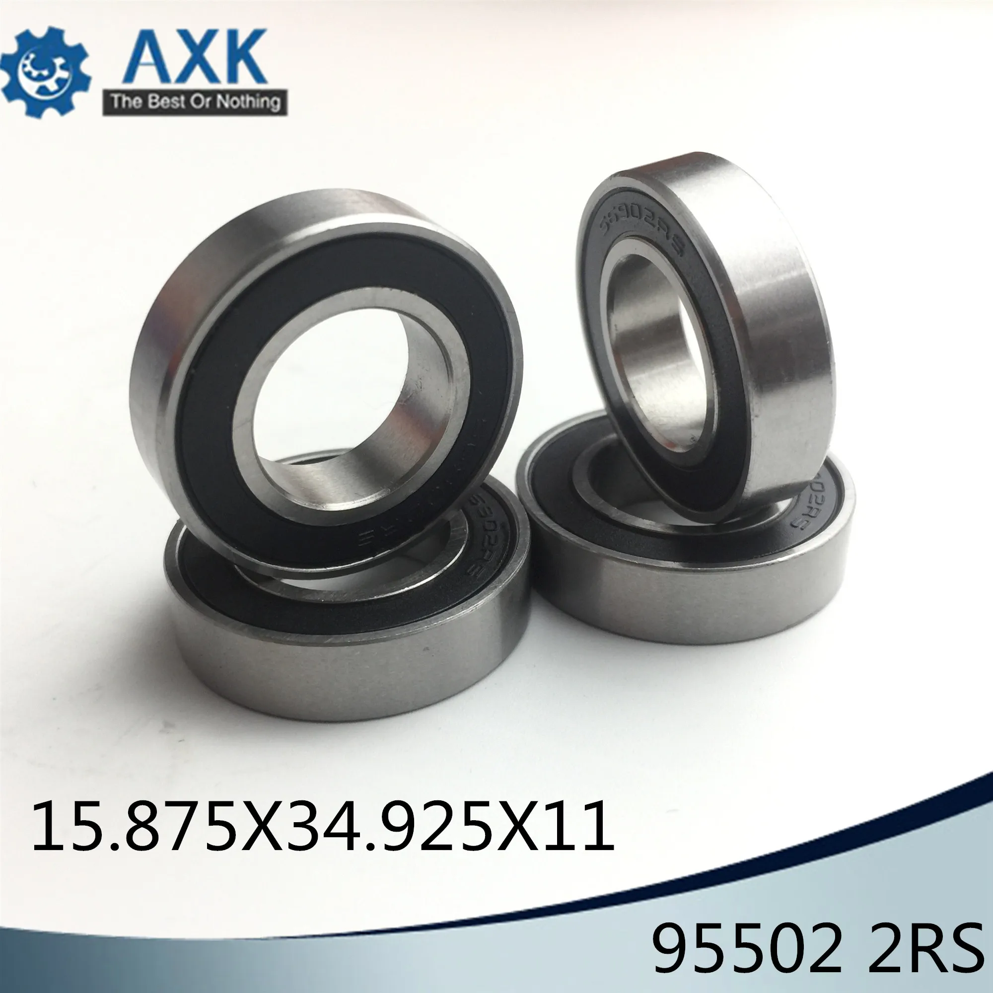 95502 2RS Bearing 15.875*34.925*11 mm ( 4 Pcs ) Inch Ball Bearings 499502 99502H RS 2RS