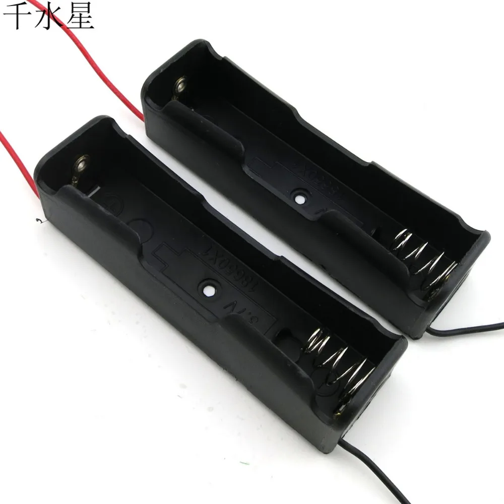 A 18650 battery box 3.7v plastic battery box DIY model assembled