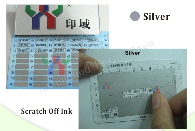 scratch off inks offset printing