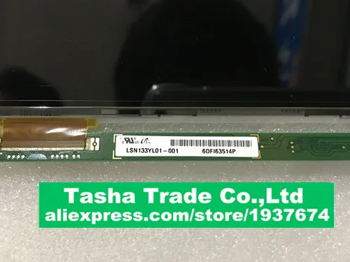 

LSN133YL01-001 LSN133YL01 001 FOG LCD Screen Glass 3200*1800 ONLY LCD WITHOUT Backlight 40Pins