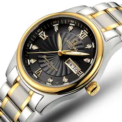 Часы Carnival Для мужчин Японский MIYOTA Авто self-ветер Роскошные брендовые Для мужчин часы световой сапфир reloj hombre Водонепроницаемый часы C501-2