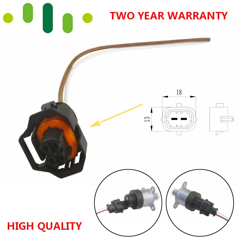 Лидер продаж от 2 штыревой разъем комплект для топлива высокого Давление регулятор насоса замер Управление клапан