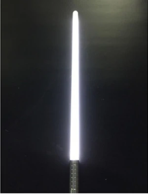 Новые виды звук люк войны черный серии Skywalker Lightsaber джедай синяя Вейдер меч 65-100 пять видов специальные Рождественский подарок - Цвет: 100cm silver white