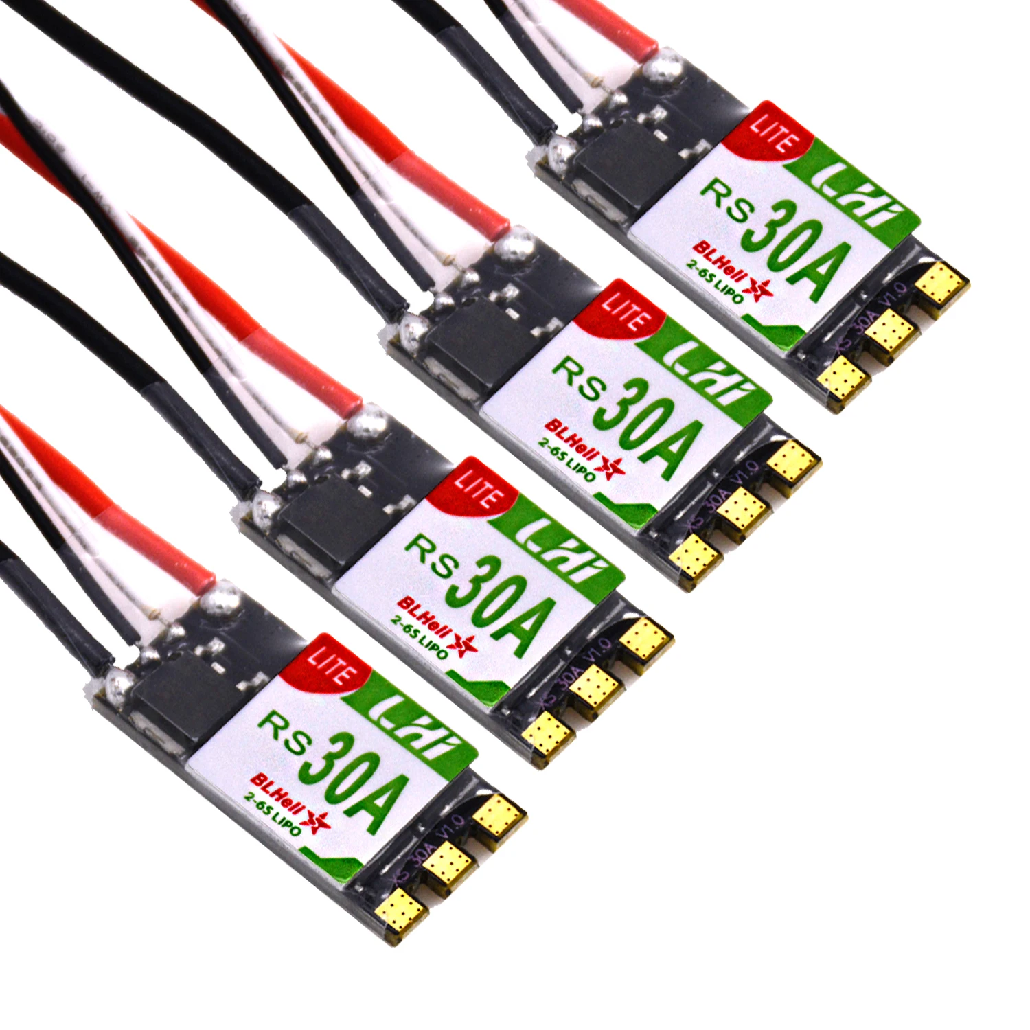 

LHI RS 30A 2-6s Lipo BLheli_S ESC Support Oneshot125 Oneshot42 Multishot for High KV Motor