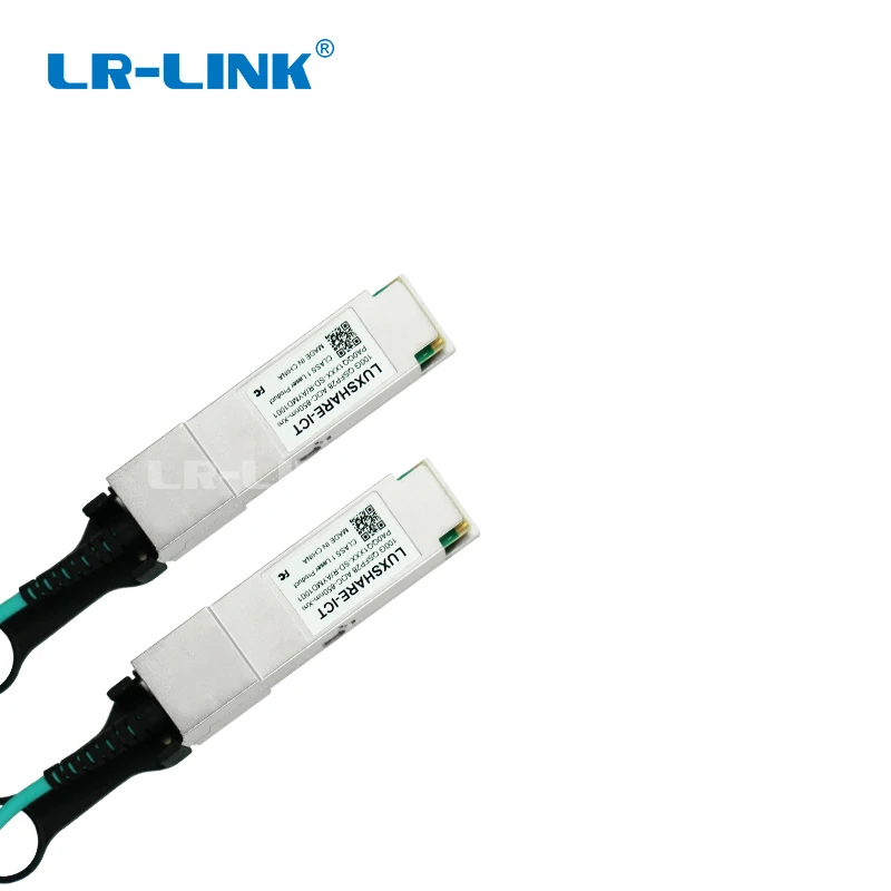 

LR-LINK QSFP28-AOC-3M 100G Active Fiber Optical Cable, 850nm, OM3 Multi-mode Fiber, 0-70m
