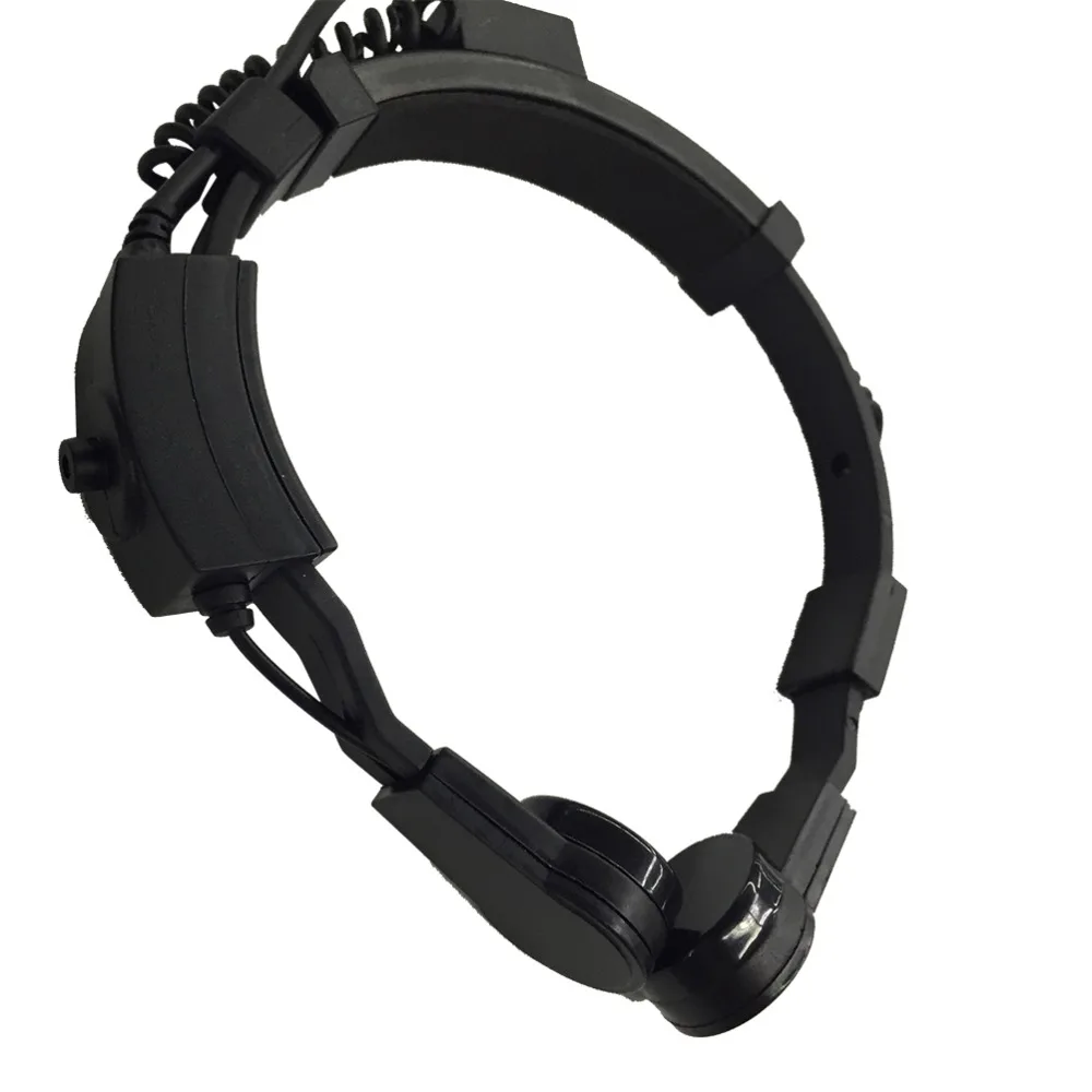 Military Covert Earpiece Grade Tactical Throat Mic Armpit PTT Headset with Finger PTT for KENWOOD Radio BF-UV5R (3)