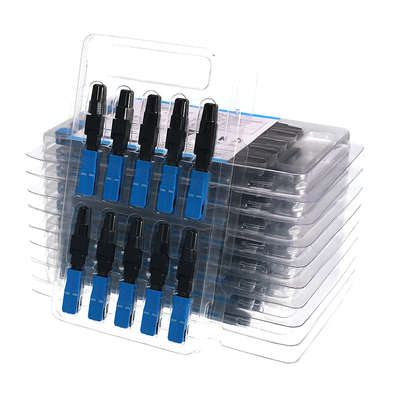 

Drop Shipping 100PCS FTTH SC UPC Single-mode Fiber Optic SC UPC Quick Connector FTTH Fiber Optic Fast Connector SC Connector