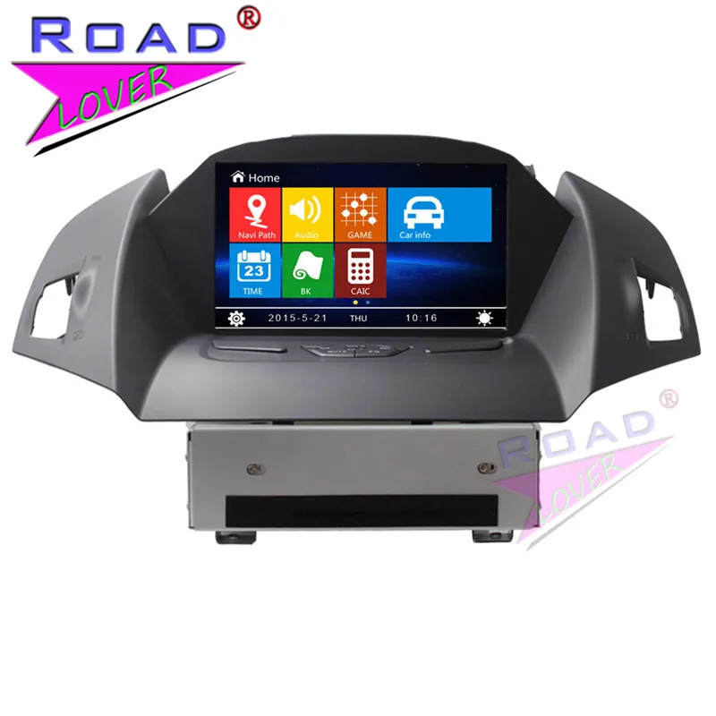 

TOPNAVI Wince 6.0 Two Din 8" Car Media Center DVD Player Auto Video For Ford Kuga Escape 2013- Stereo GPS Navigation TFT