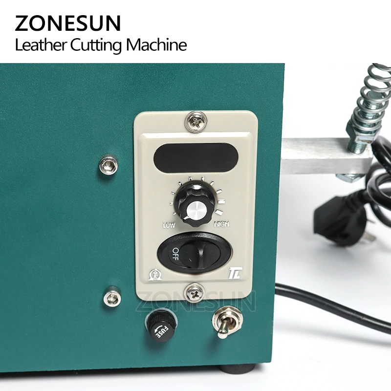 ZONESUN V04 машина для обрезки кожаных лент и ремней с кромкой Складная ламинирования