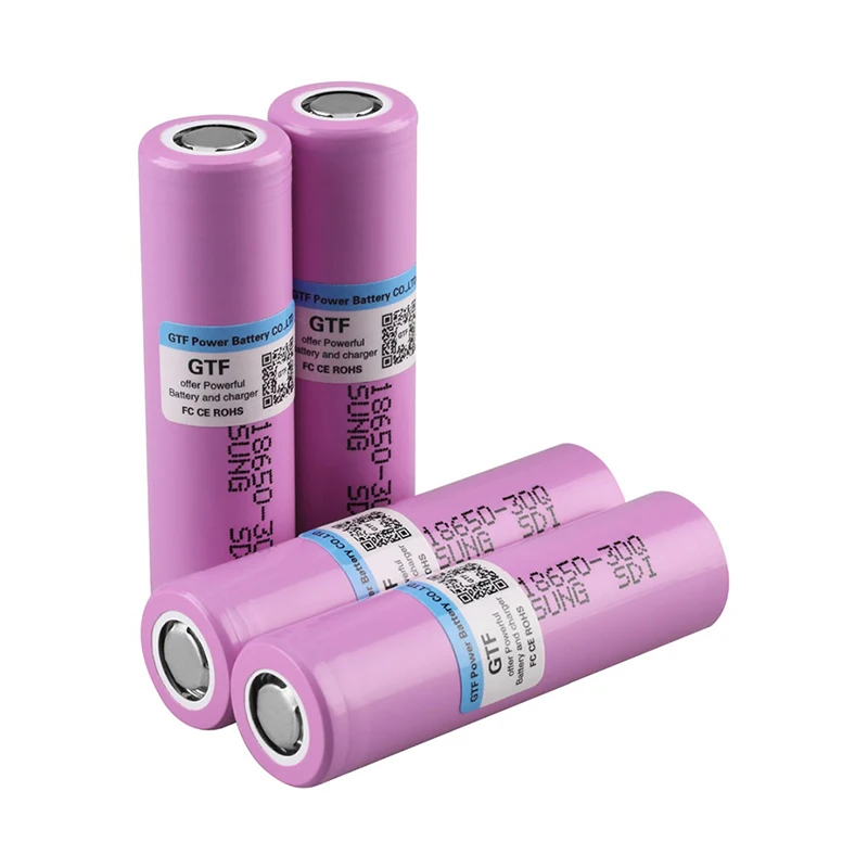 

GTF 3000mAh 100% Original 3.7V 18650 Battery INR18650 30Q 20A Discharge Li-ion Rechargeable Battery For Flashlight Drop Shipping