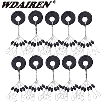 

20Group 120pcs/set Tackle Resistance Space Not To Hurt The Line Vertical Beans Rod Clip/o-shaped Fishing Accessories PJ-303