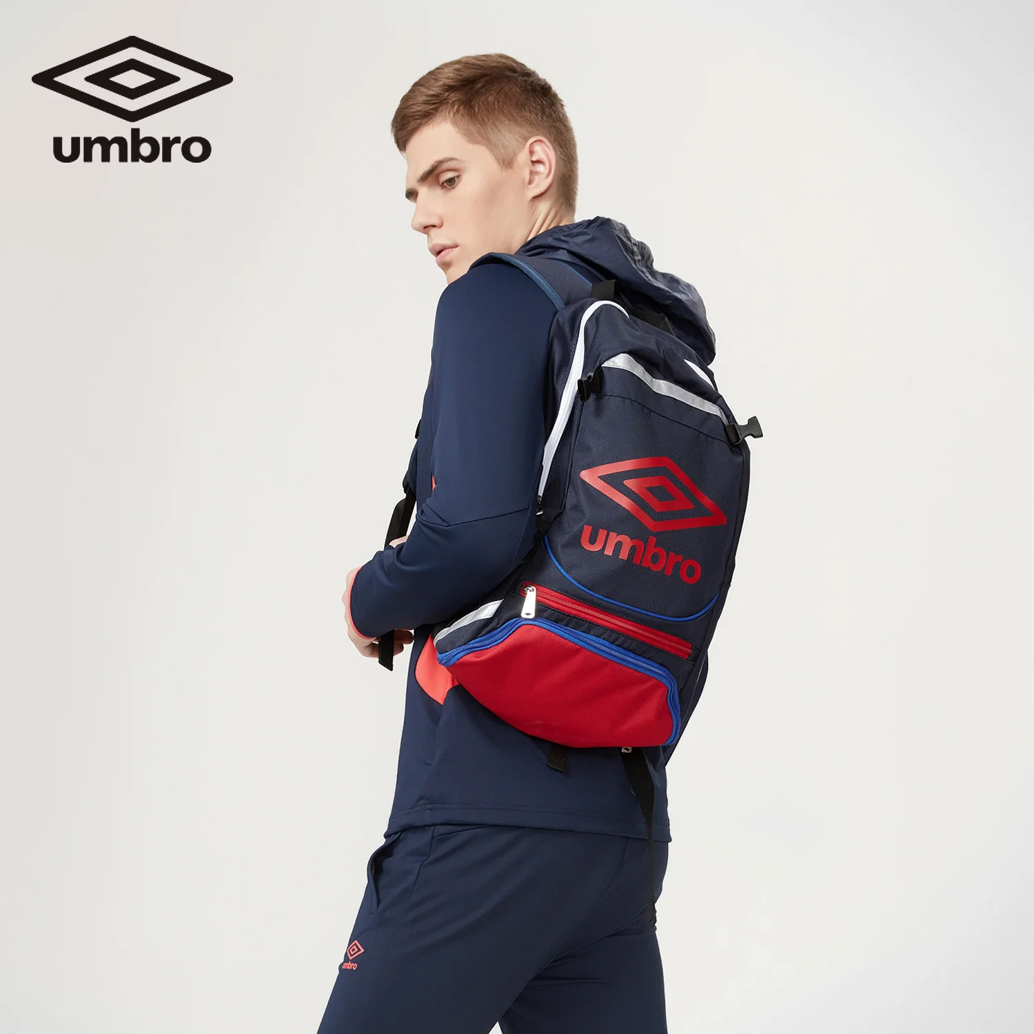 Umbro Мужская осенняя и зимняя новая Кепка с капюшоном спортивное пальто ветрозащитная теплая спортивная одежда UP173AP2201