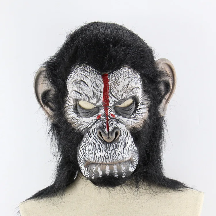 Забавная шапочка Shapka Maska Planet of the Apes Mask Czapka Meska Caps латексный реалистичный