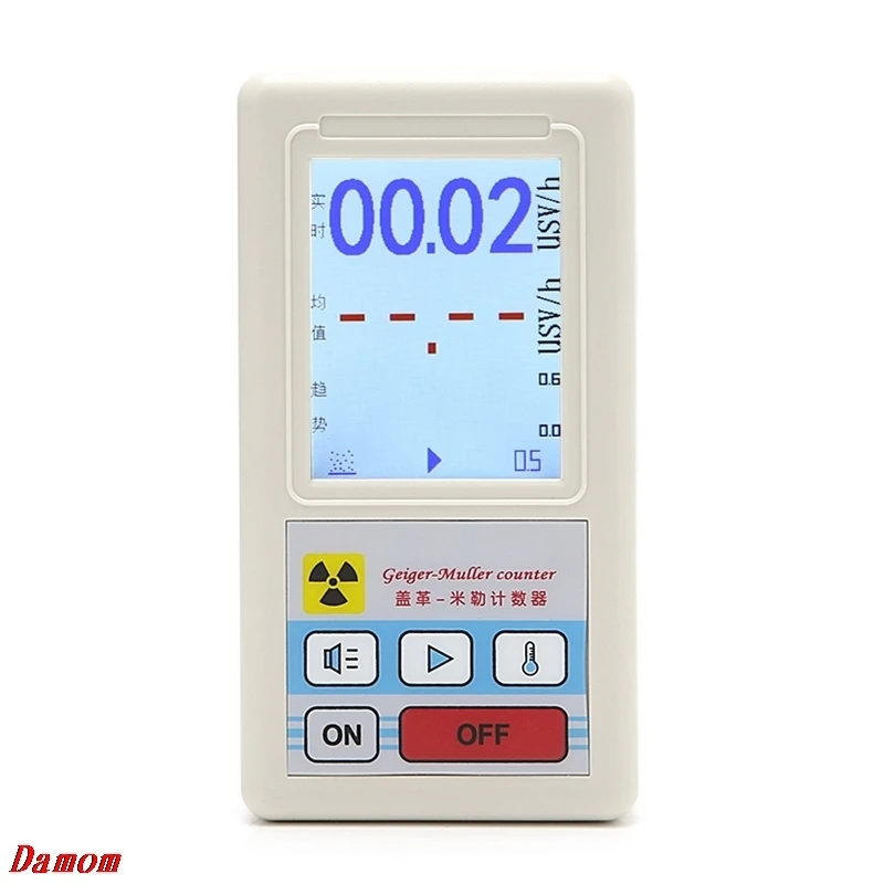 

Counter Nuclear Radiation Detector Dosimeters Marble Tester With Display Screen Radiation Dosimeter Geiger Counters