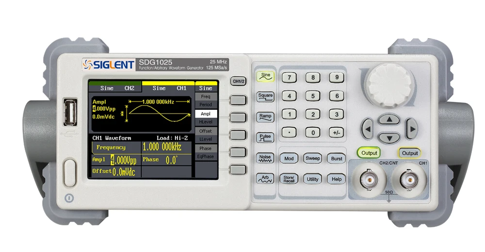 

NEW SIGLENT Arbitrary Function Signal Generator SDG1050 50MHz 125MSa/s 16Kpts 48