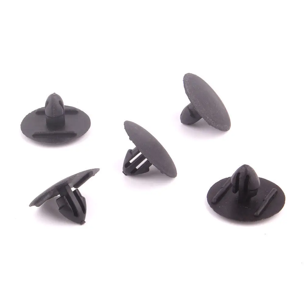 50pcs Black Hood Insulation Retainer Clips (24x10x7mm) 90467 09050 For