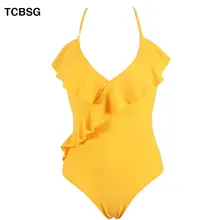 TCBSG для женщин одна деталь купальник женский ретро пикантные купальники для малышек Лето Одежда заплыва ванный комплект пляжная ОД