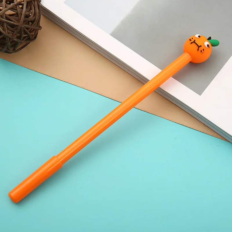 20 шт. фрукты форма нейтральная ручка простое и милое оранжевый клубника черный воды студент канцелярские