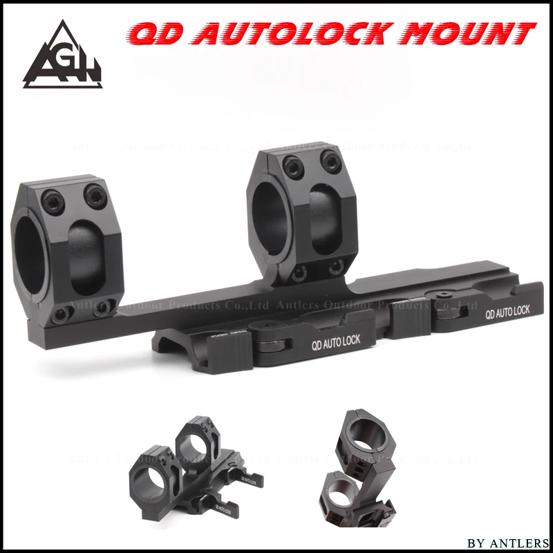 

QD Hunting Scope Mounts 25.4mm 30mm Weaver Picatinny Rings Extended Cantilever QD Mounts Bases With Auto Lock Tactical Ring