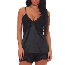 YOUYEDIAN женский сексуальный бесшовный дышащий ультра-тонкий комплект нижнего белья Ночная сорочка кружевная ночная сорочка Нижнее белье с v-образным вырезом комплект кукольного белья с открытой спиной, одежда для сна,# y30