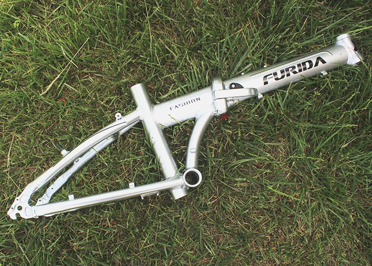 Discount 2017 Top  mtb bike Carretera Bicycle Frame. Folding Bicycle.20er Bmx bicycle frame Aluminum Alloy Frame Comprises A Front Fork! 2