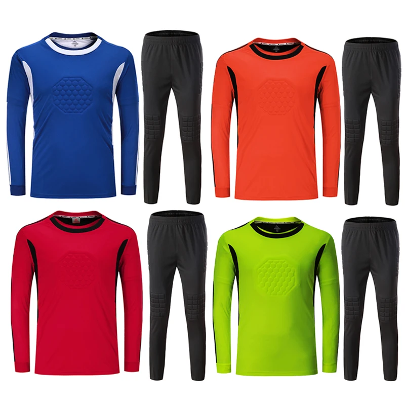 

18 19 children up to adults uniform soccer goalie men soccer sets children soccer goalie goalies shirt pants trousers