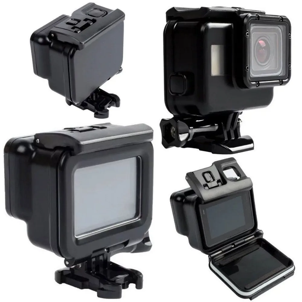 

For Go Pro Hero5 45M Black Waterproof Housing Case Touch Screen Door For Gopro Hero 5 Underwater Box Camera Accessories