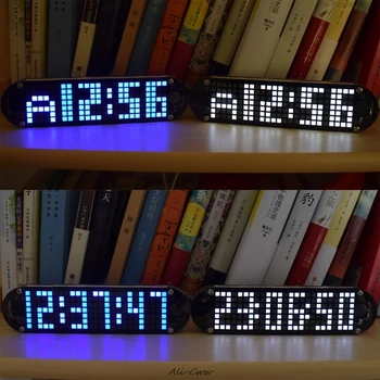 

DS3231 Multifunction Alarm Clock LED Dot Matrix Animation Effects DIY Kit Gifts