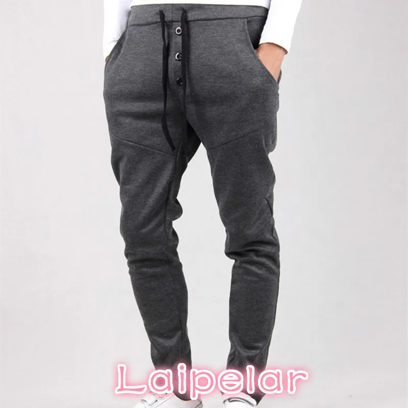 

Men Casual Pants Cool New Casual Pants Tracksuit Trousers Men Harem Sweatpants Hip Hop Loose Pants Mens Joggers Laipelar