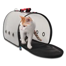 Простой Прозрачный Собака сумка Портативный собака сумки дышащая кошка сумка прозрачный Стиль