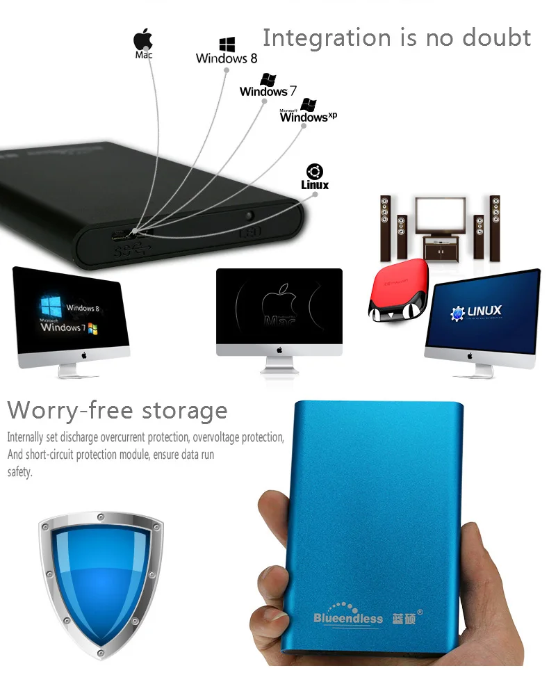 1 ТБ внешний жесткий диск HDD Disco Duro Externo HD Externo 2,5 Disque Dur Externe жесткий диск Disque Dur Портативный USB 3,0