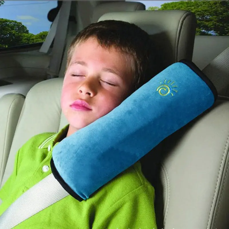 Car Seat Belt Pillow for Kids Adjust Vehicle Shoulder Pad Safety Strap Cushion 