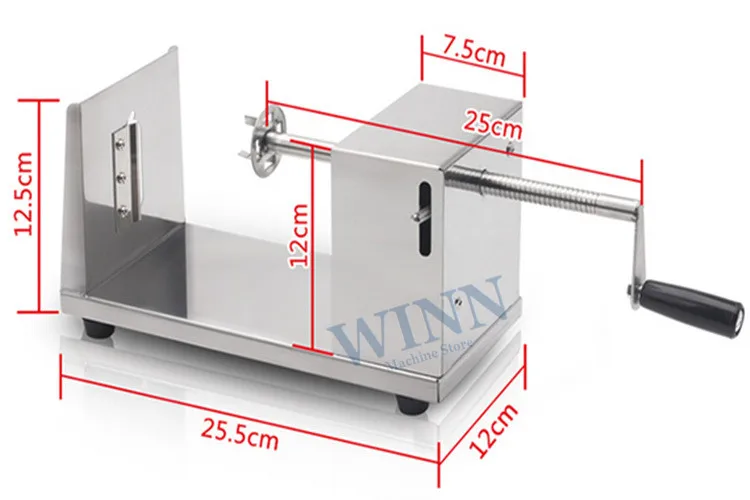 Ручное устройство для резки картофеля Spiralizer Нержавеющая сталь повернуть Картофель Slicer Twist приспособление для резки резчик картофеля