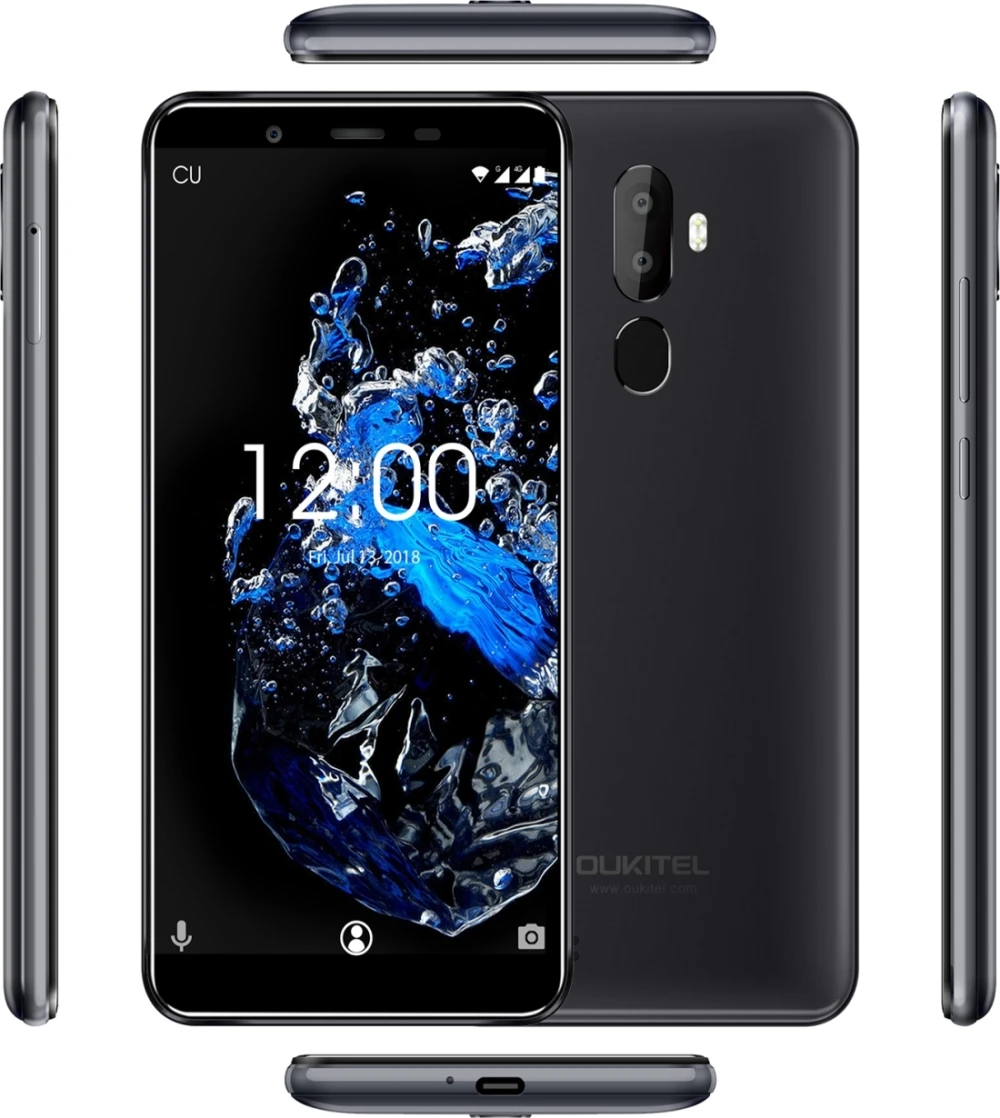 Original OUKITEL U25 Pro 4GB+64GB Fingerprint 5.5inch Smartphone Android 8.1 MTK6750T Octa Core Dual SIM LTE 4G OTG Mobile Phone