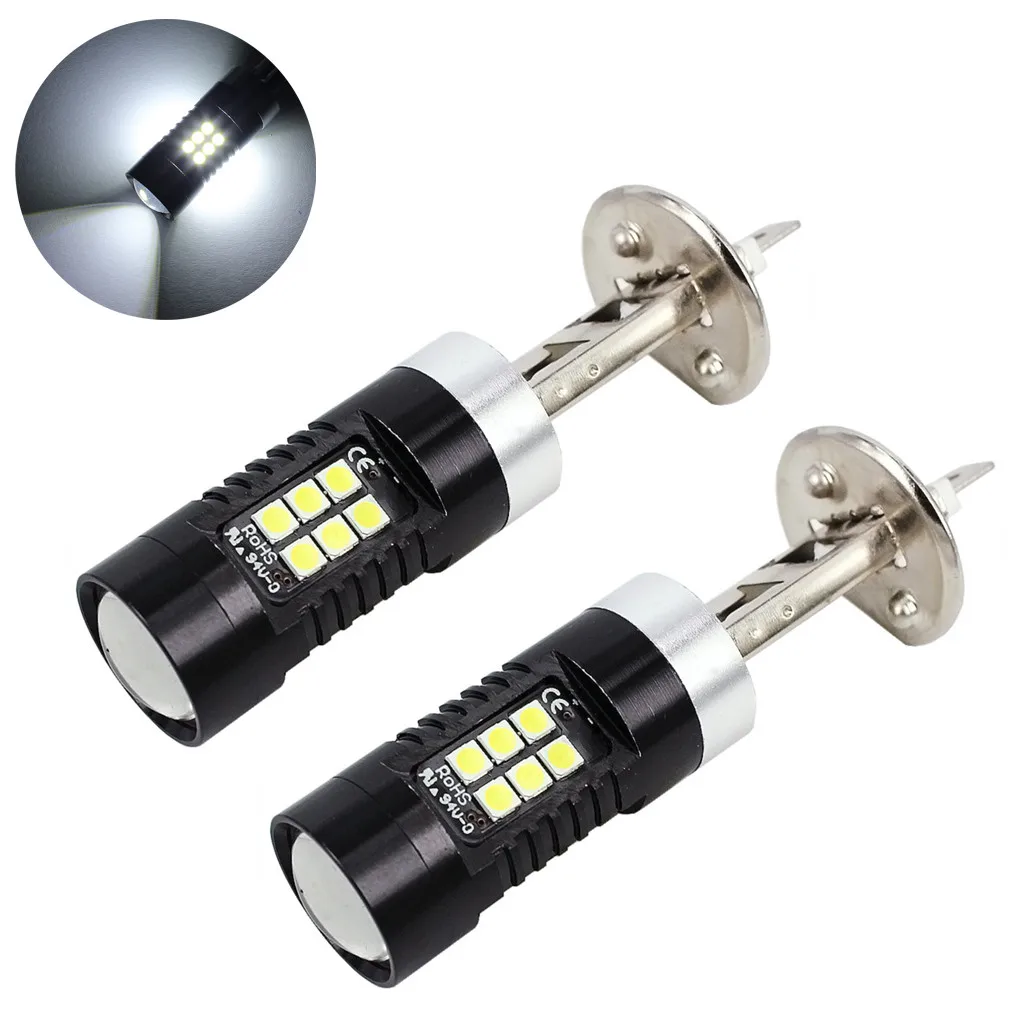 

2Pcs 6500K White H1 21SMD 3030 LED Fog Car Light Lamp Bulbs 21W 2Pcs 6500K White H1 21SMD 3030 LED Fog Car Light Lamp Bulbs