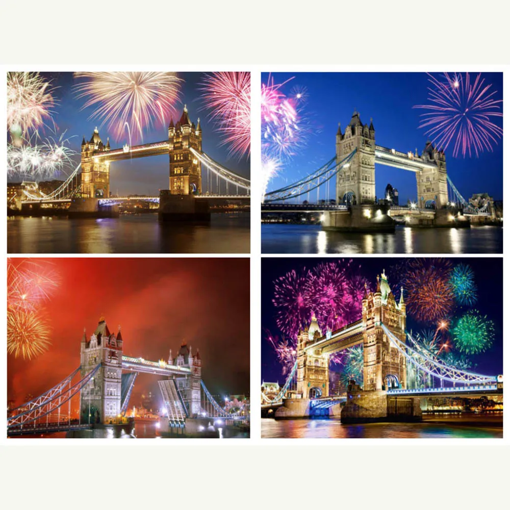 

Diamond Embroidery Mosaic Home Decor Gift 5D DIY Scenic Diamond Painting London Tower Bridge Picture Rhinestones Cross Stitch