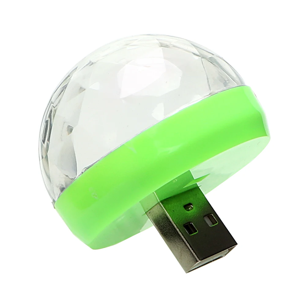 Itimo USB Мини Красочный Неон изменение цвета освещения RGB шар лампы светодиодный диско DJ сцена, караоке микрофон Портативный сценическое