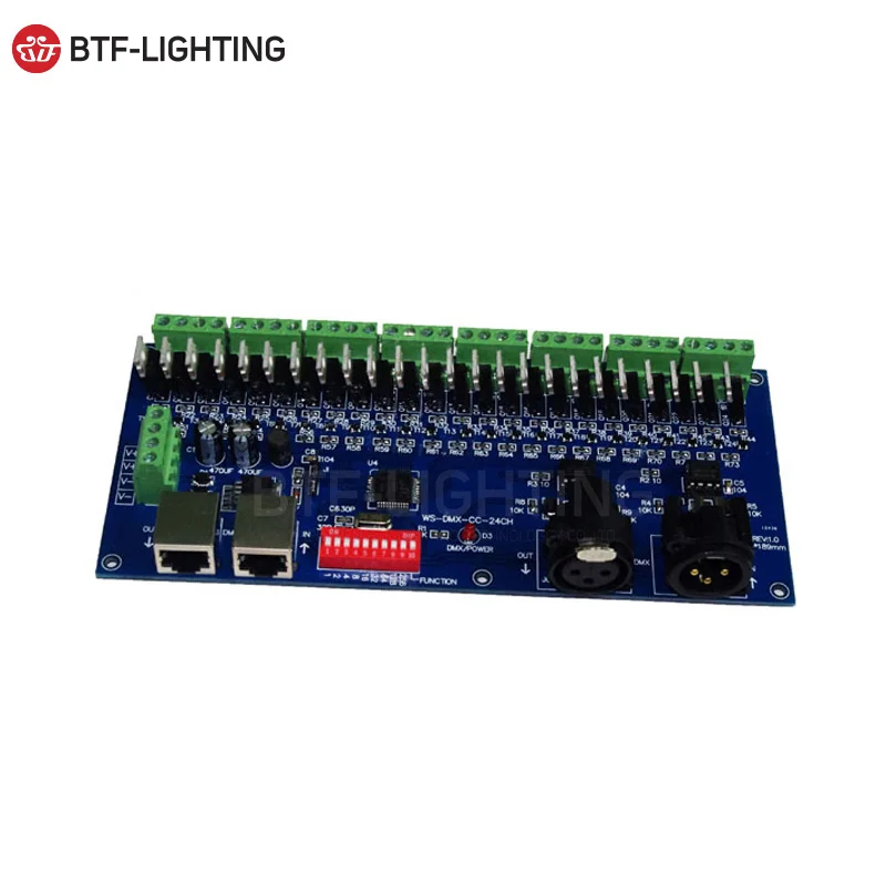 DMX-32/DMX 24CH, dmx512 диммер, светодиодный декодер, DC12V-24V
