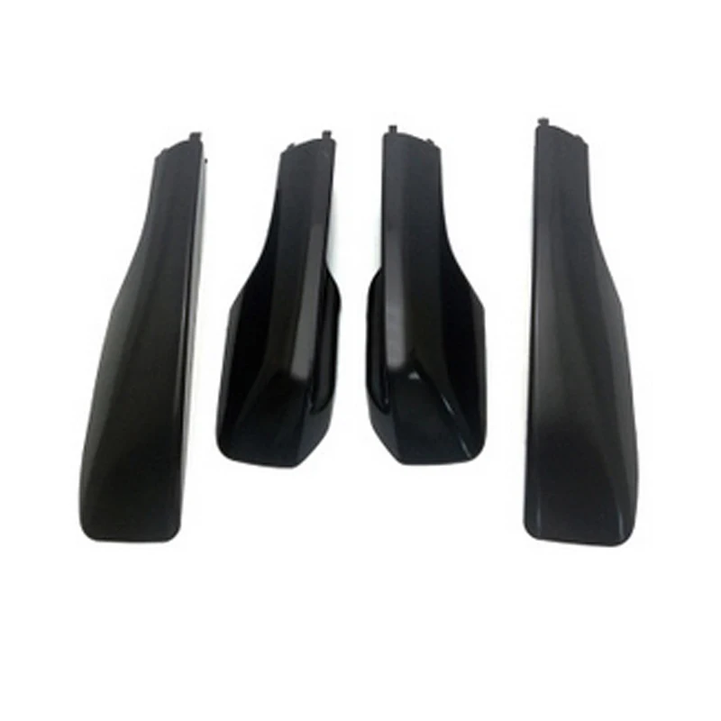 Black Car Styling Roof Rack Cover Bar Rail End Replacement Shell Accessories 4pcs For Toyota RAV4 XA20 2001-2005