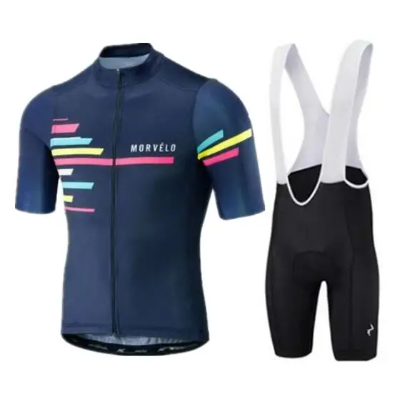 new morvelo jerseys men's team jerseys shirts bike sportswear team jerseys riding clothing 9D gel cushion manufacturer - Цвет: 15