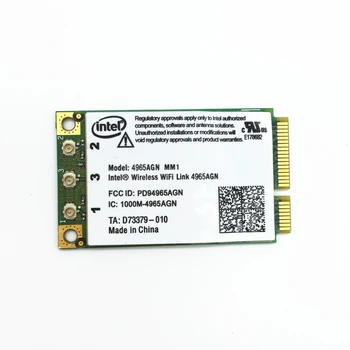 

For 4965AGN Intel 4965 Wireless N PCI-E Card for D420 D430 D520 D530 D620 1520 1530 E1705 1730 E1505 D630