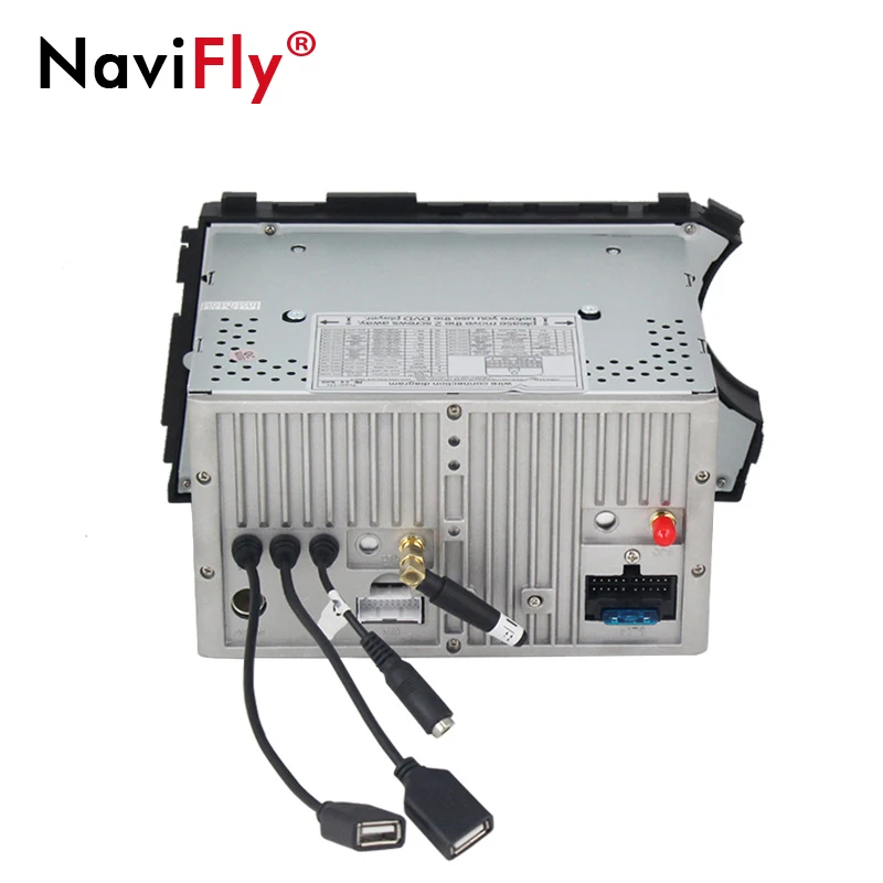 Cheap NaviFly 2 din car multimedia player for Ssangyong Kyron Actyon Android 8.1 quad core 7 inch autoradio gps navigation 3
