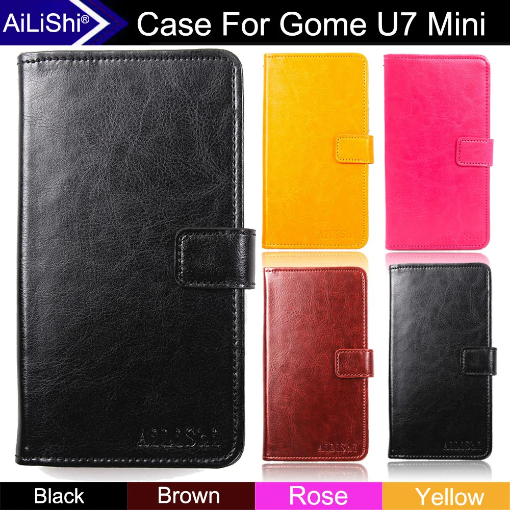 

AiLiShi Factory Direct! Case For Gome U7 Mini Luxury Flip PU Leather Case U7 Mini Gome Cover Phone Bag Wallet Card Slot In Stock