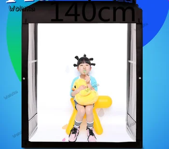 

140cm Studio led photography lighting box children model Cabinet clothing still soft light box photography suits CD50 T13